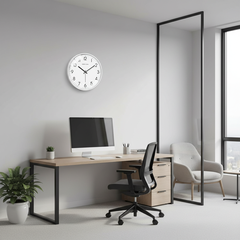 Orologio da Parete Moderno Bianco | Orologio da Parete Design