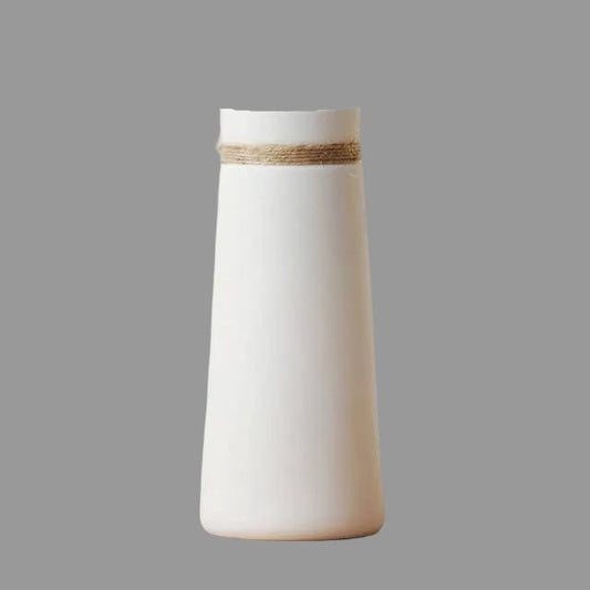 Vaso in Ceramica Bianca | Vaso Moderno Stile Giapponese